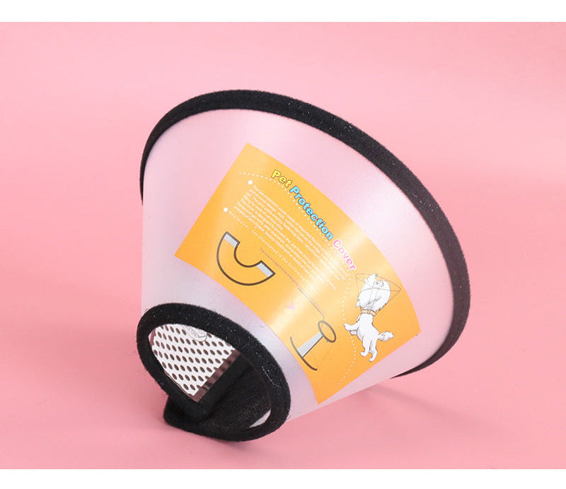 Collar Isabelino Transparente para Mascotas - Protector Postoperatorio