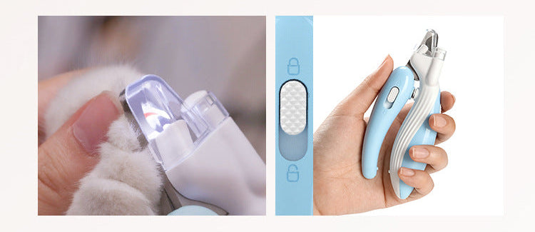 Cortauñas LED Profesional para Mascotas - Con Luz Integrada