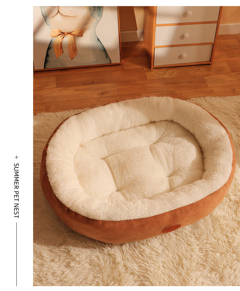 Cama Cálida y Acolchada para Perros y Gatos – Máximo Confort