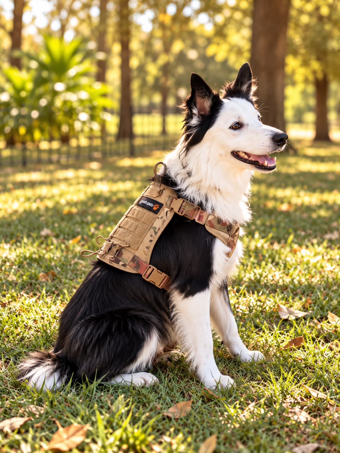 Kit Táctico Profesional para Perros Pata-Pata – Arnés + Collar + Correa Táctica