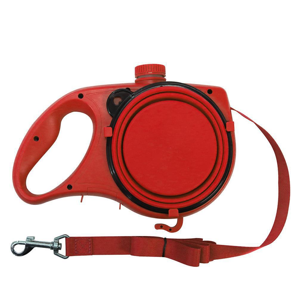 Correa para Perros y Gatos con Bebedero Integrado Pata-Pata - Hidratacion en Cada Paseo