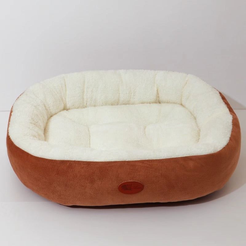 Cama Cálida y Acolchada para Perros y Gatos – Máximo Confort