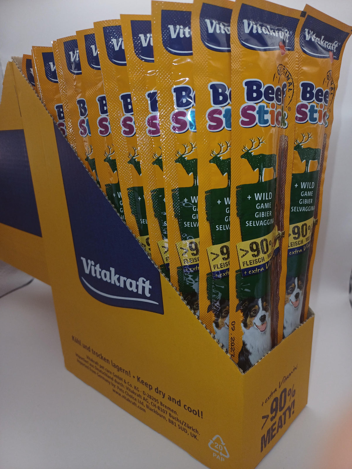 Pack 3 Snacks Naturales para Perros - Ciervo, Res y Res Mineralizada